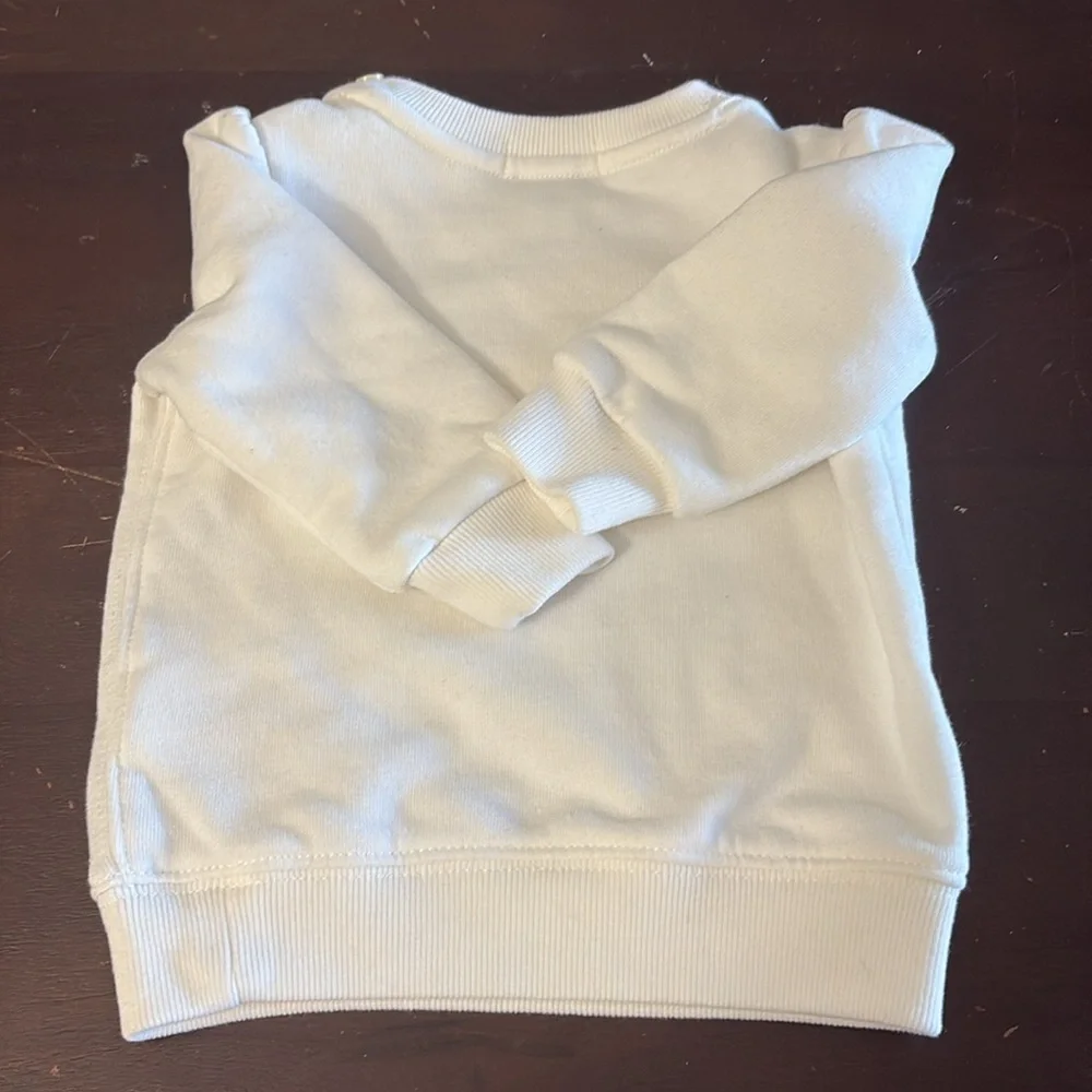 Polo Bear Fleece Sweatshirt 9M Girl EUC